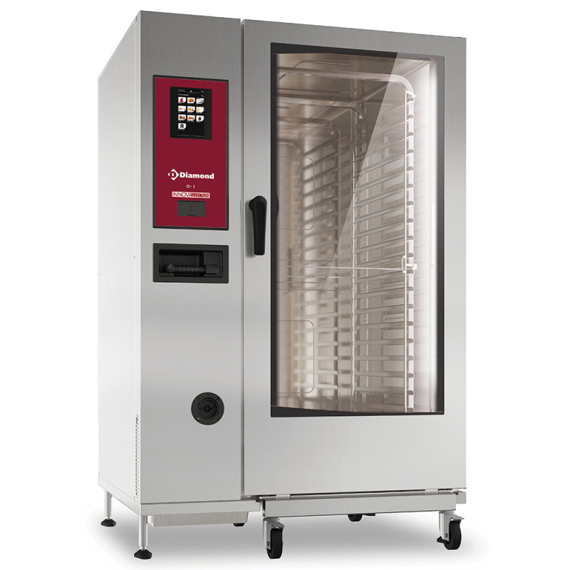 Elektrische "TOUCH" stoomoven boiler/convectie 20xGN2/1+ Cleaning - Diamond - SBET/XC-22