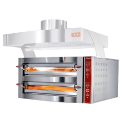 Elektrische oven, 2 kamers,...