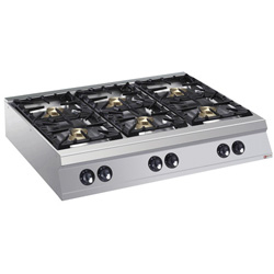 Cuisini&egrave;re 6 feux vifs gaz...