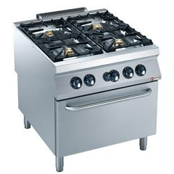 Gasfornuis 4 pits, gasoven...