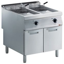 Elektrische friteuse met 2...