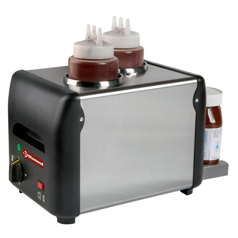Chocolade Verwarmer voor spread of vloeibare chocolade, honing, sauzen, kaas (2X1 Liter) - Diamond - CC/NUT-2D