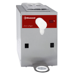 Gekoelde roestvrij stalen slagroommachine, 5 L tank (150&hellip;