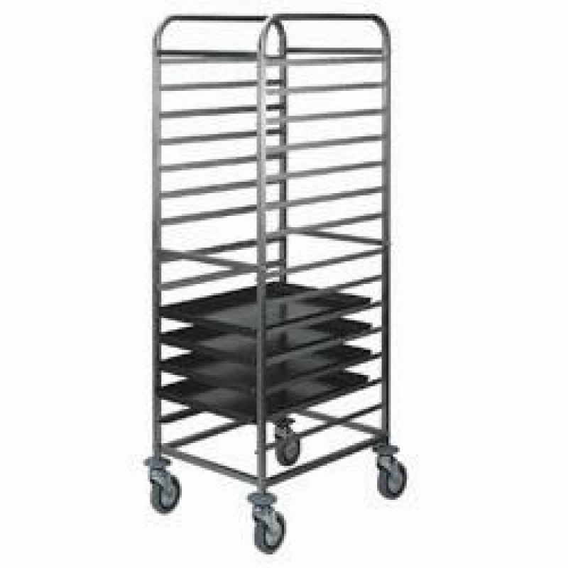 Trap met inox plateaus, 14x 600x400 mm, afstand 85 mm - Diamond - EPZ/14