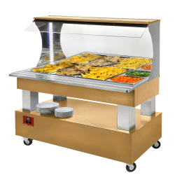Verwarmd buffet...