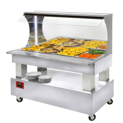 Verwarmd wandbuffet,...