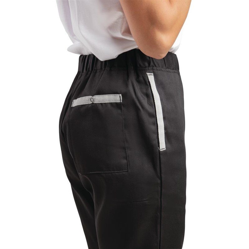 Southside Whites keukenbroek zwart XS