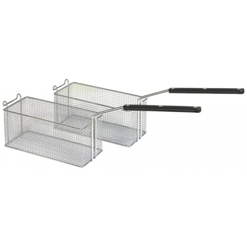Panier Friteuse Pro 700 et 900 - 18/23 L - Combisteel - Lot de 2 - 7488.9040