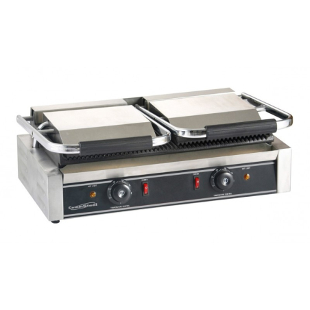 Professionele panini grill - 2 platen - Combisteel
