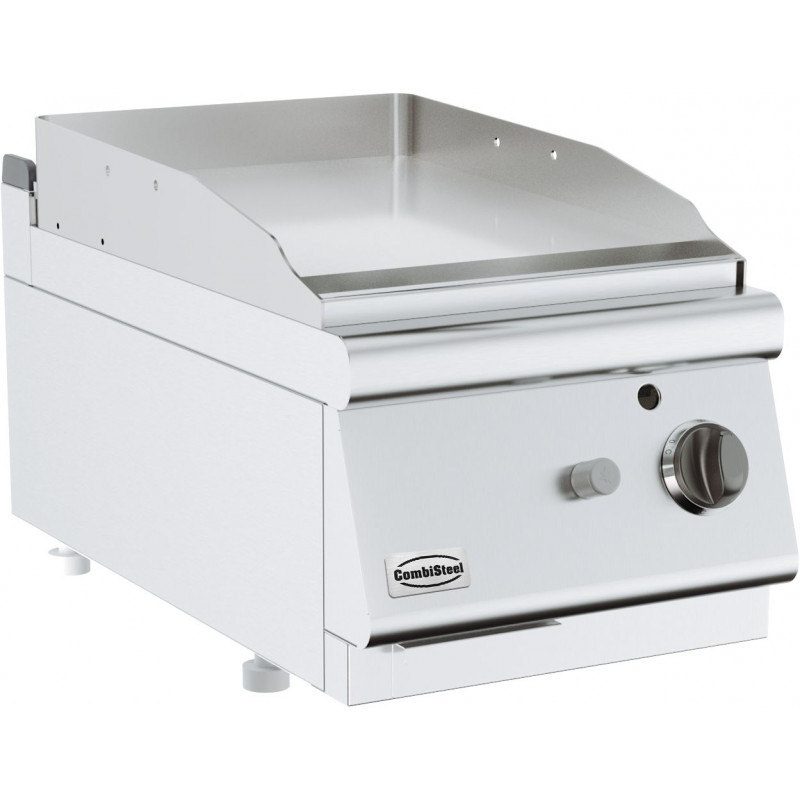 Professionele gladde gasplaat 6,5 of 13 kW - 700 serie - Combisteel