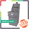 Mechanische gasfriteuse voor professionelen 2 ronde tanks