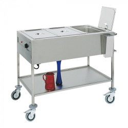 EMGA bain-marie wagen...