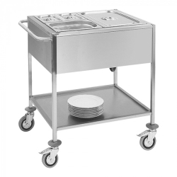 EMGA bain-marie wagen...
