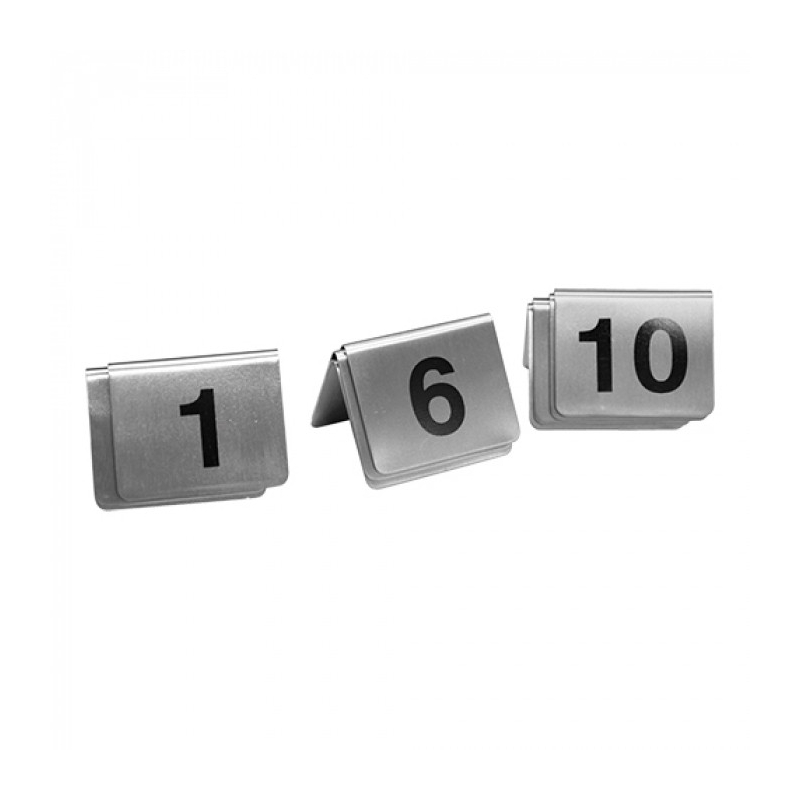 set num&eacute;ros de table (01 jusqu'a 10) EMGA  - 705050