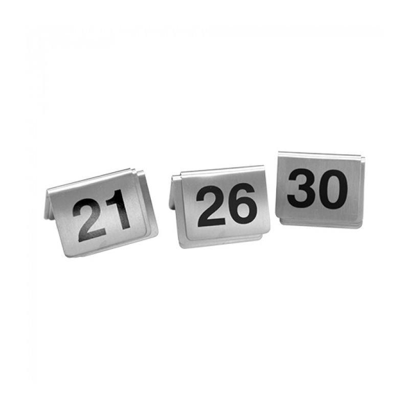 set num&eacute;ros de table (21 jusqu'a 30) EMGA  - 705052