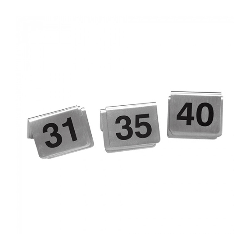 set num&eacute;ros de table (31 jusqu'a 40) EMGA  - 705053