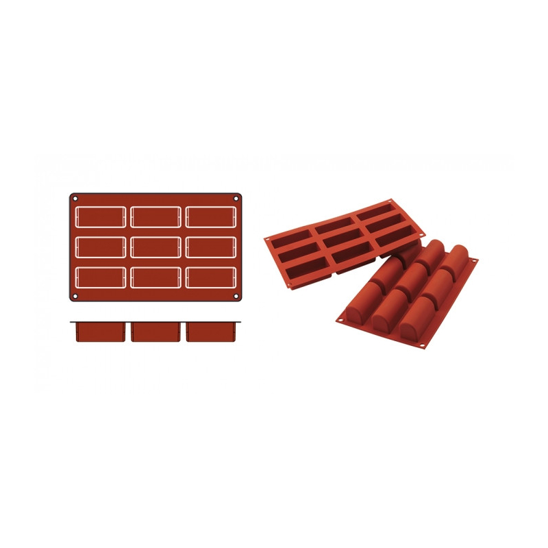 moule Buche-Midi (cap.09pce.) EMGA  - 070077