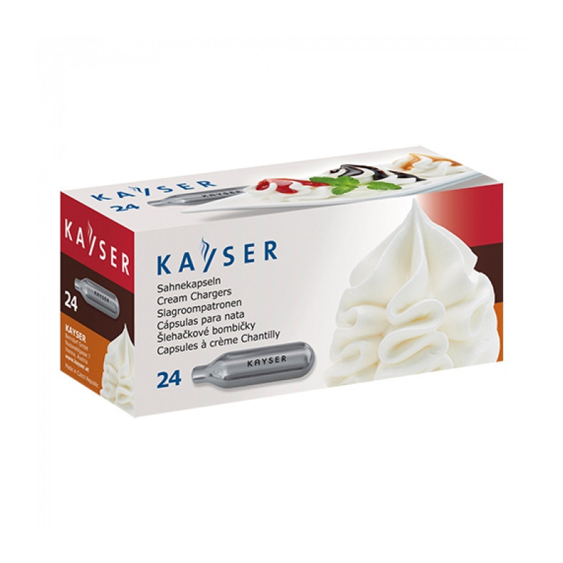 Slagroom patronen (cap.24pce.) - EMGA - 250024