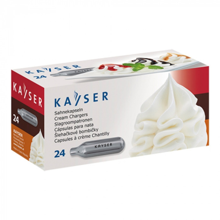 Slagroom patronen (cap.24pce.) - EMGA - 250024