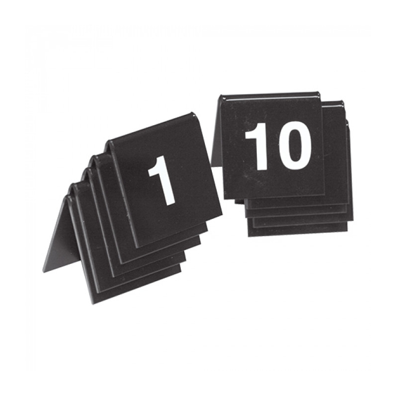 set num&eacute;ros de table (01 jusqu'a 10) EMGA  - 880110