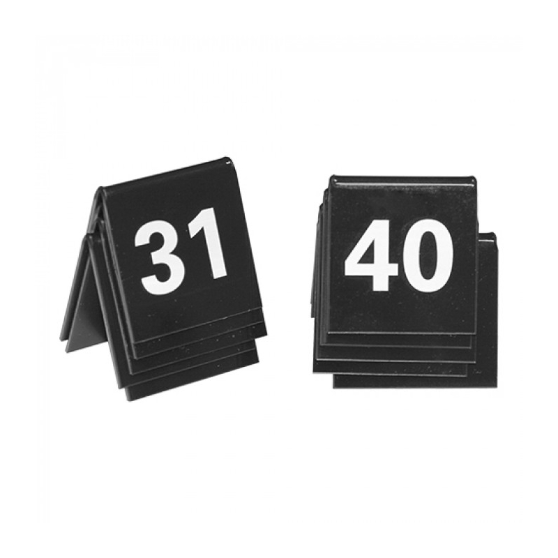 set num&eacute;ros de table (31 jusqu'a 40) EMGA  - 880113