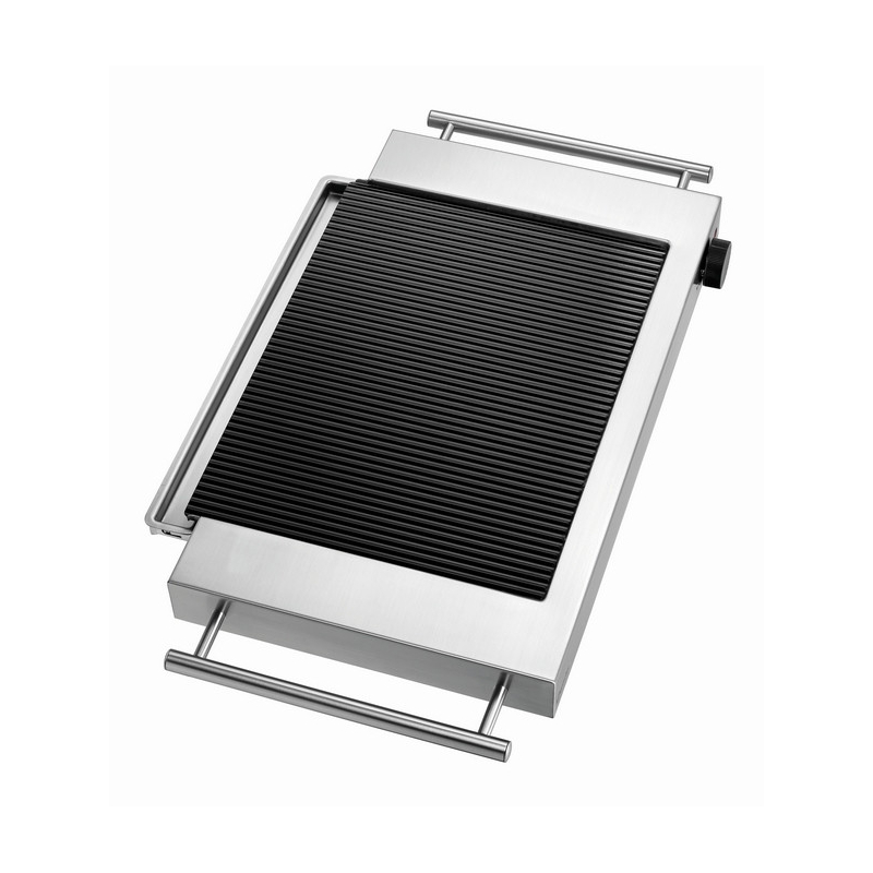 Plaque Grille Vitro Rainur&eacute;e GP1200 - Cuisson Saine et Rapide - R&eacute;f. 104902 - Bartscher