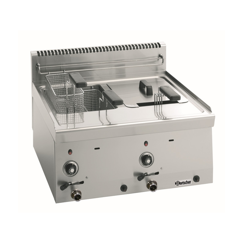 Friteuse op gas 600 B600 2 x 8 L - Bartscher - 1315213