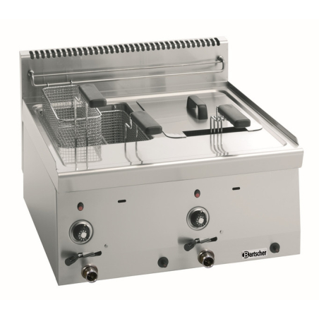 Friteuse op gas 600 B600 2 x 8 L - Bartscher - 1315213
