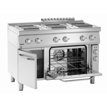 Plan de cuisson &eacute;lectrique professionnel 700, B1200, 6 plaques, EBO - Bartscher 286347