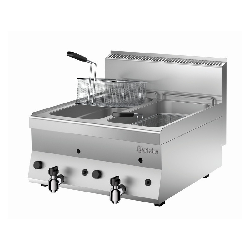 Gasfriteuse 650 2x8L voor professionals - Bartscher 1152113 - Prestaties en kwaliteit