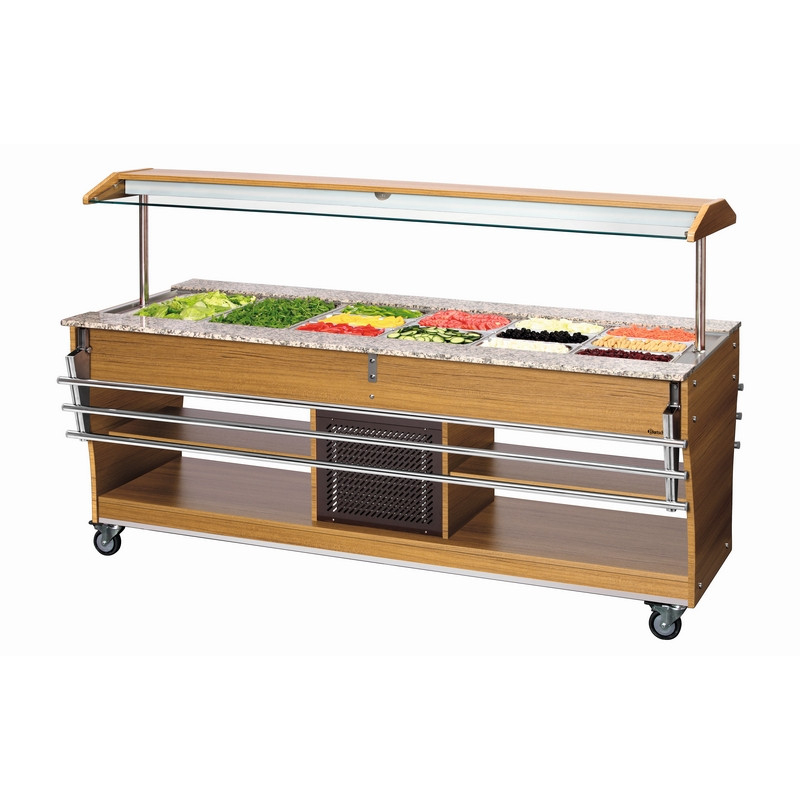Buffetwagen, koud, 6x 1/1 GN - Bartscher 125524