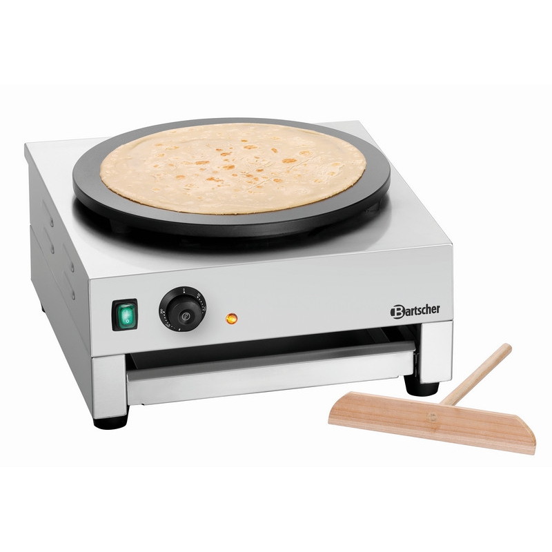 Professionele cr&ecirc;pemaker 1cp400 - Ge&euml;mailleerd gietijzer - 104458 - Bartscher