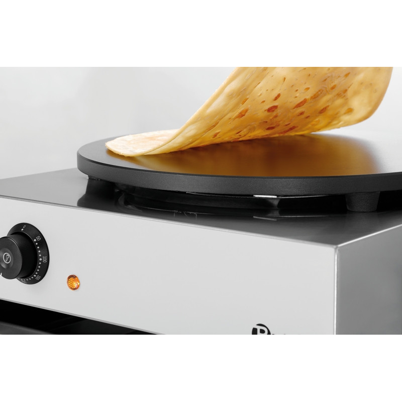 Professionele cr&ecirc;pemaker 1cp400 - Ge&euml;mailleerd gietijzer - 104458 - Bartscher