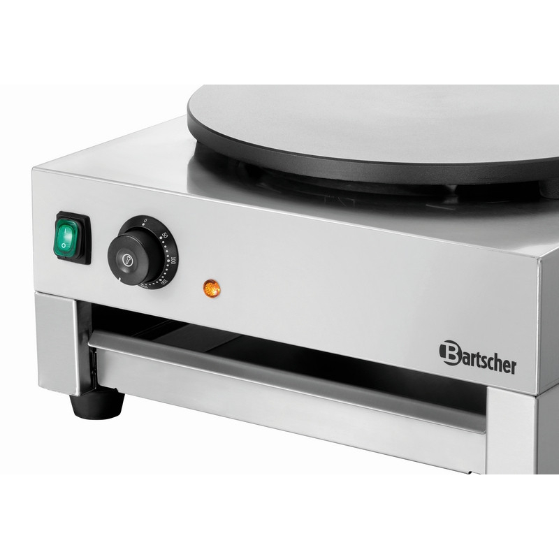Professionele cr&ecirc;pemaker 1cp400 - Ge&euml;mailleerd gietijzer - 104458 - Bartscher