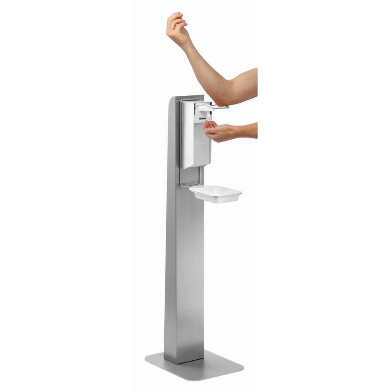 Colonne de d&eacute;sinfection D1 1170 - Hygi&egrave;ne Manuelle Mobile - 825024 - Bartscher