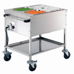 Bain-marie wagen, 2 x 1/1...