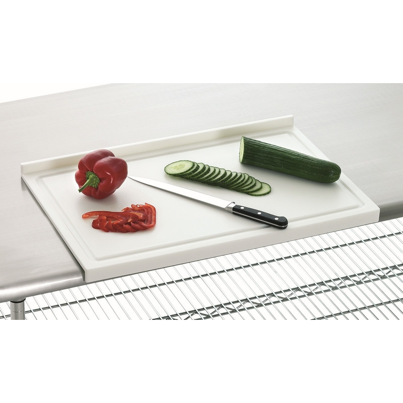 Planche &agrave; d&eacute;coupe PE antibact&eacute;rienne - 570x370x30mm - Ref: A120588 - Bartscher