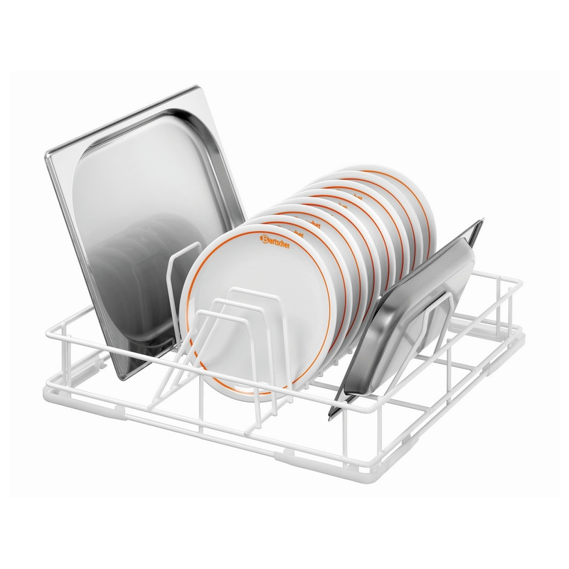 Casier pour assiettes 400x400x120 - Rangement ergonomique - R&eacute;f. 109326 - Bartscher