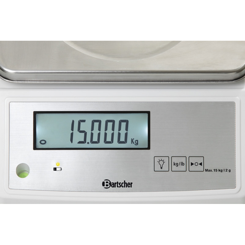 Balance cuisine 15kg, 2g - Bartscher - A300118