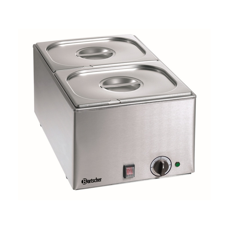 Bain Marie 2 bacs - Acier Inox 150mm - R&eacute;f. 200232 - Bartscher
