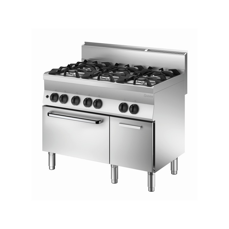 Gasfornuis 650, L1100, 6PL, FG - Bartscher 1151163