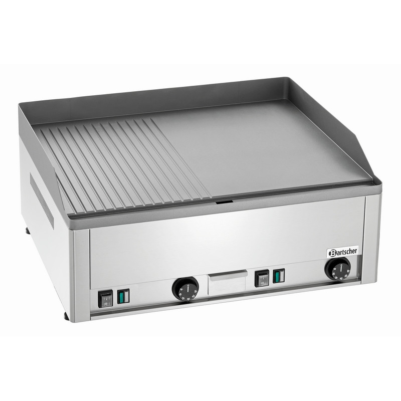 Plancha professionnelle 650 mm - Surface de cuisson mixte - R&eacute;f. 370036 - Bartscher
