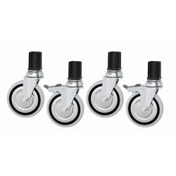 4A wielen voor werktafels -...