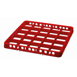 25 cm lijst, H 45mm, rood -...
