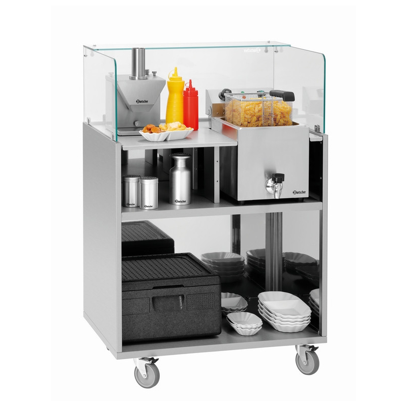 &Eacute;tag&egrave;re d'encastrement M1 Snackpoint 200 - Optimisation de l'espace - 107302 - Bartscher