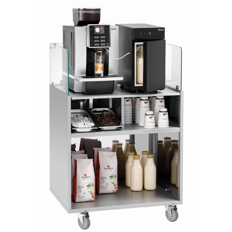 &Eacute;tag&egrave;re d'encastrement M7 Snackpoint 200 - Acier inoxydable - 107308 - Bartscher