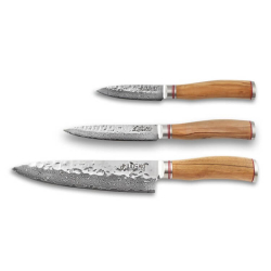 Chef's doos - DAMAS VG10 - 20cm Universal 12cm Office 9cm