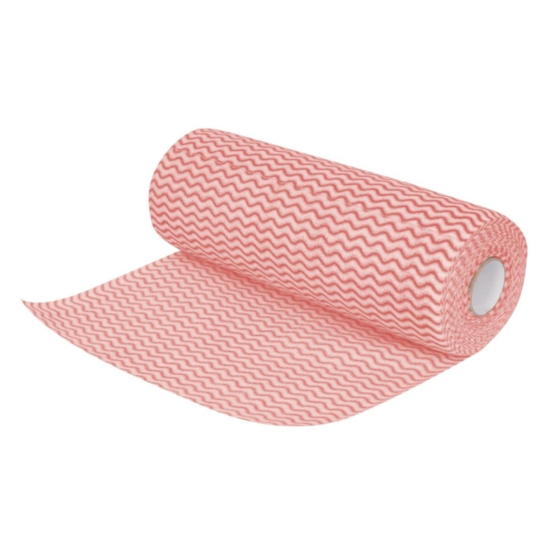 Chiffons non tiss&eacute;s Jantex rouges - 250x330mm - CS805 - Jantex