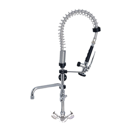 Handdouche met uittrekbare knop, klein, eengats met zwanenhals - Gastro M - CY798