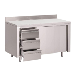 Table Armoire Inox avec...